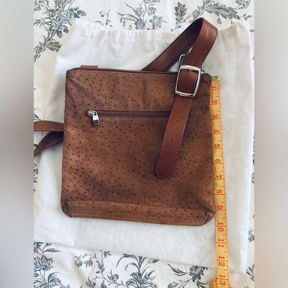 DUE FRATELLI suede and leather purse - Made in Canada - with original dust bag - Picture 4 of 7